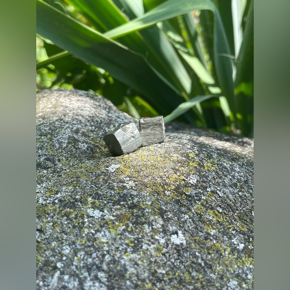Natural Pyrite Crystal Cubes